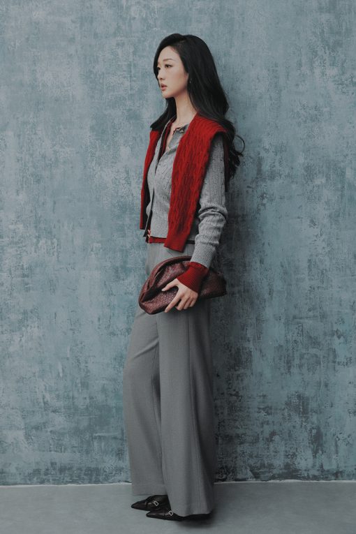 Áo Len DT cổ tròn dệt vặn thừng