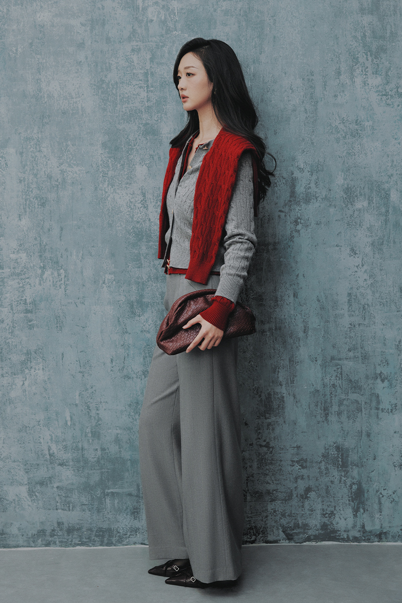 Áo Len DT cổ tròn dệt vặn thừng Áo Len DT cổ tròn dệt vặn thừng