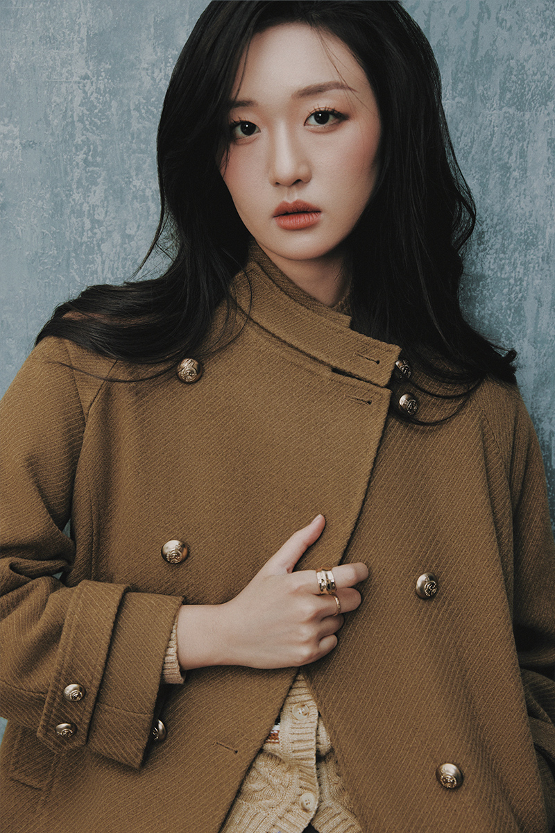 Áo khoác dạ dáng suông ngắn 2 hàng cúc Áo khoác dạ dáng suông ngắn 2 hàng cúc