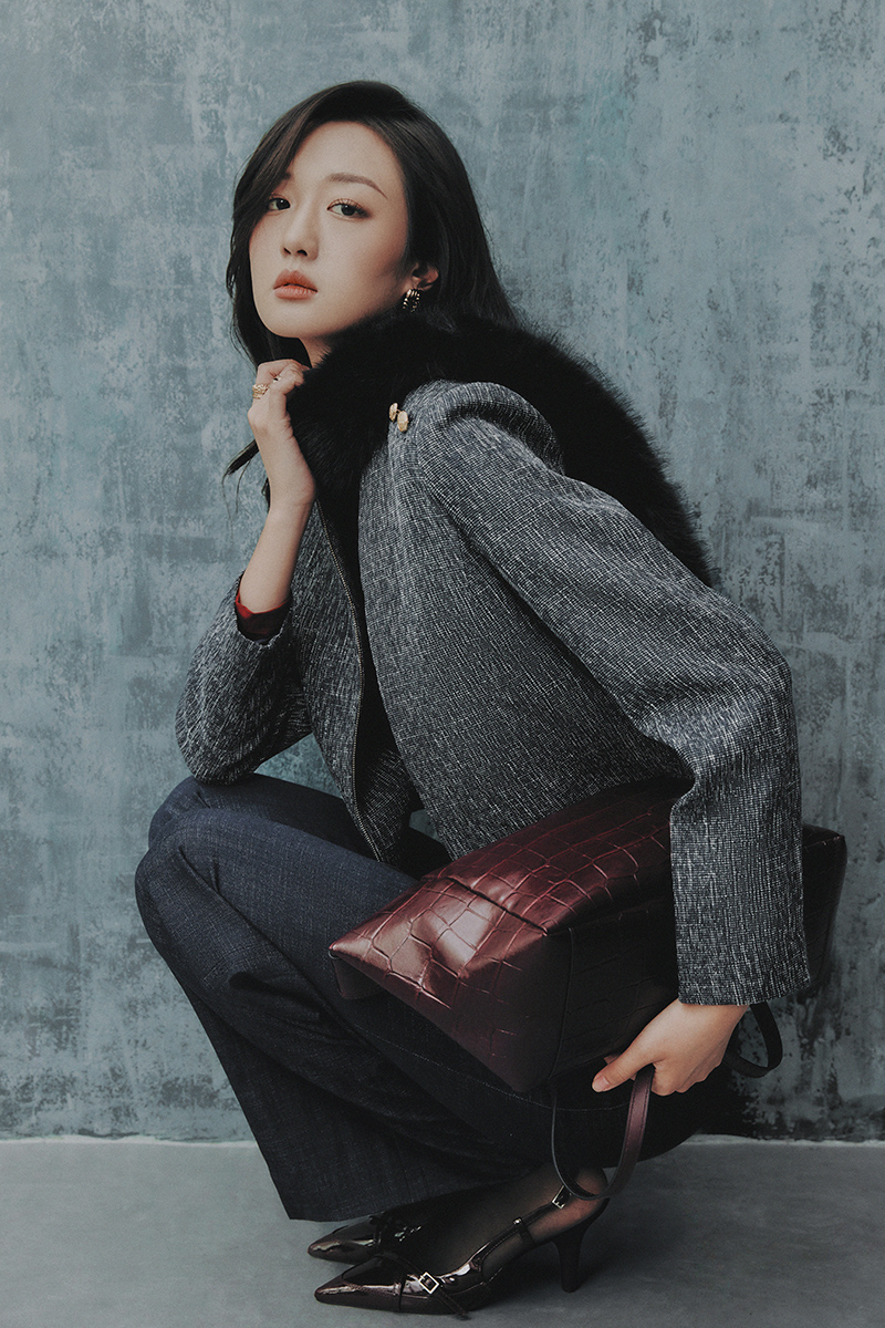 Áo khoác tweed cài khoá đính cúc TT Áo khoác tweed cài khoá đính cúc TT