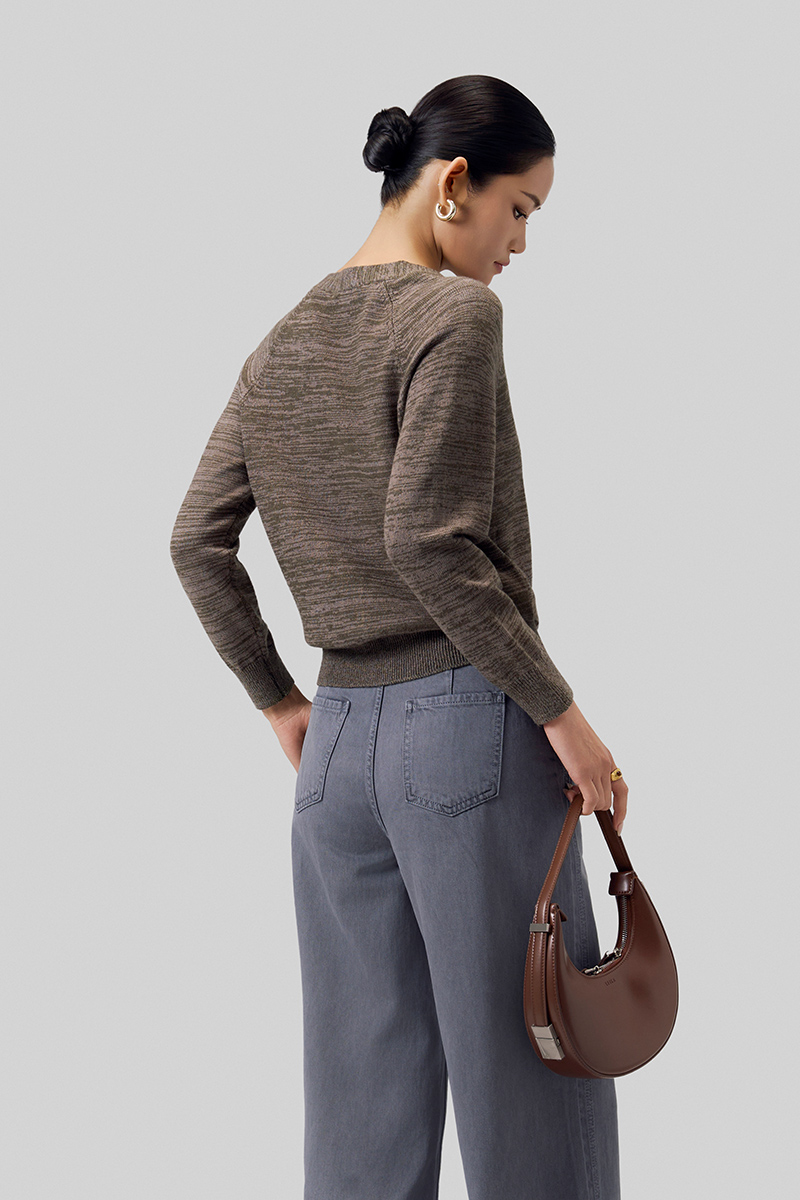 Áo khoác len tay raglan cổ V 5 cúc Áo khoác len tay raglan cổ V 5 cúc