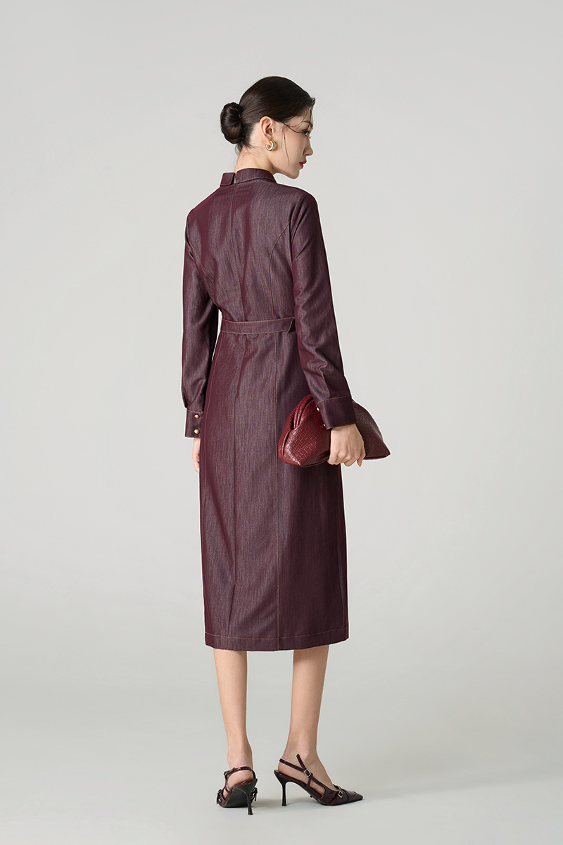 Đầm ôm DT chần chỉ đai eo Đầm ôm DT chần chỉ đai eo