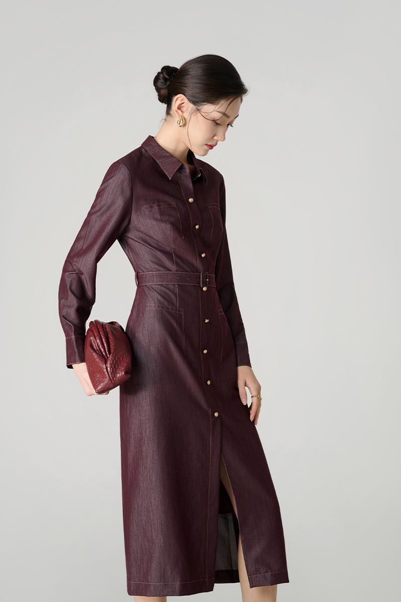 Đầm ôm DT chần chỉ đai eo Đầm ôm DT chần chỉ đai eo