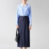 Sơ mi DT croptop can vai phối cổ Sơ mi DT croptop can vai phối cổ