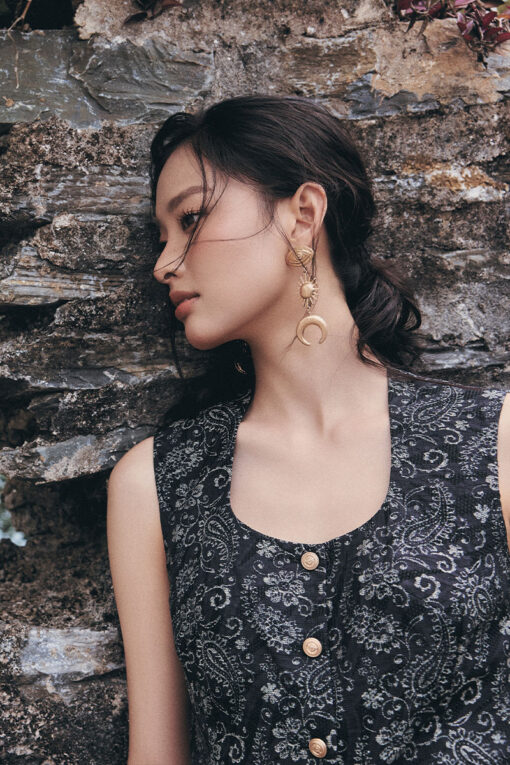 Áo kiểu SN hoạ tiết paisley