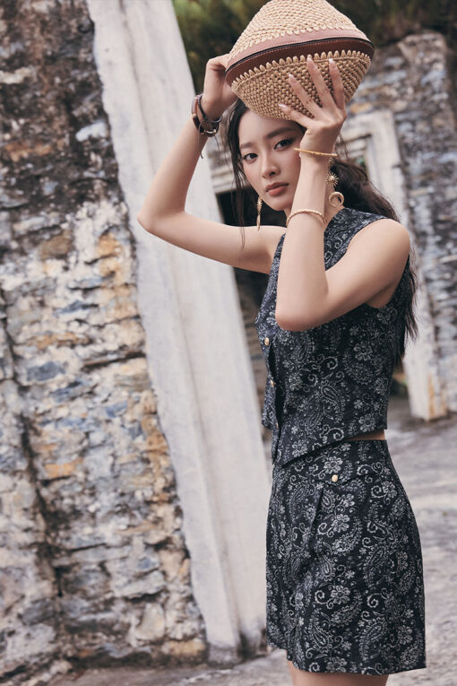 Quần sooc hoạ tiết paisley