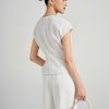 Áo kiểu peplum rủ bèo lệch Áo kiểu peplum rủ bèo lệch