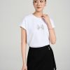 Áo thun CT tay liền in hình nơ Áo thun CT tay liền in hình nơ