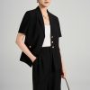 Áo vest CT cổ sam cá nắp túi Áo vest CT cổ sam cá nắp túi