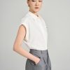 Sơ mi chờm vai cơi ngực vát chéo Sơ mi chờm vai cơi ngực vát chéo