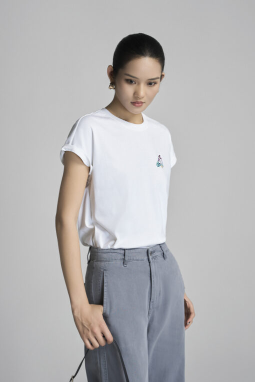Áo thun CT tay liền in hình kim băng