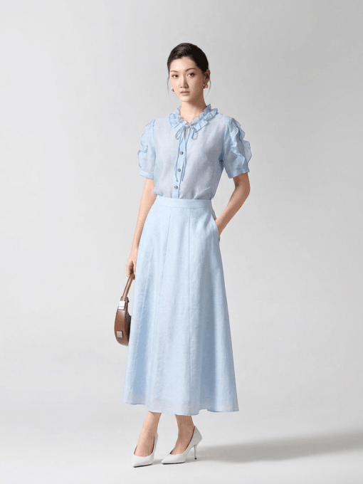 Chân váy xoè can bổ thân