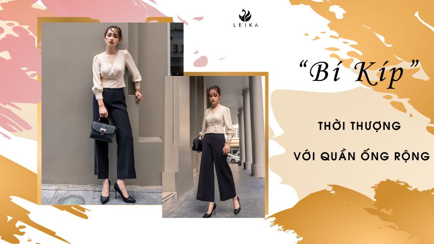 Quần ống rộng giả váy Midi chất đẹp,kèm thun sau,có túi | Shopee Việt Nam