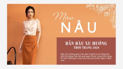 Màu nâu dẫn đầu xu hướng 2020