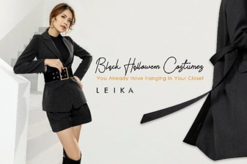 Set đồ đen ngày halloween - Trang phục đơn giản mà đầy ấn tượng