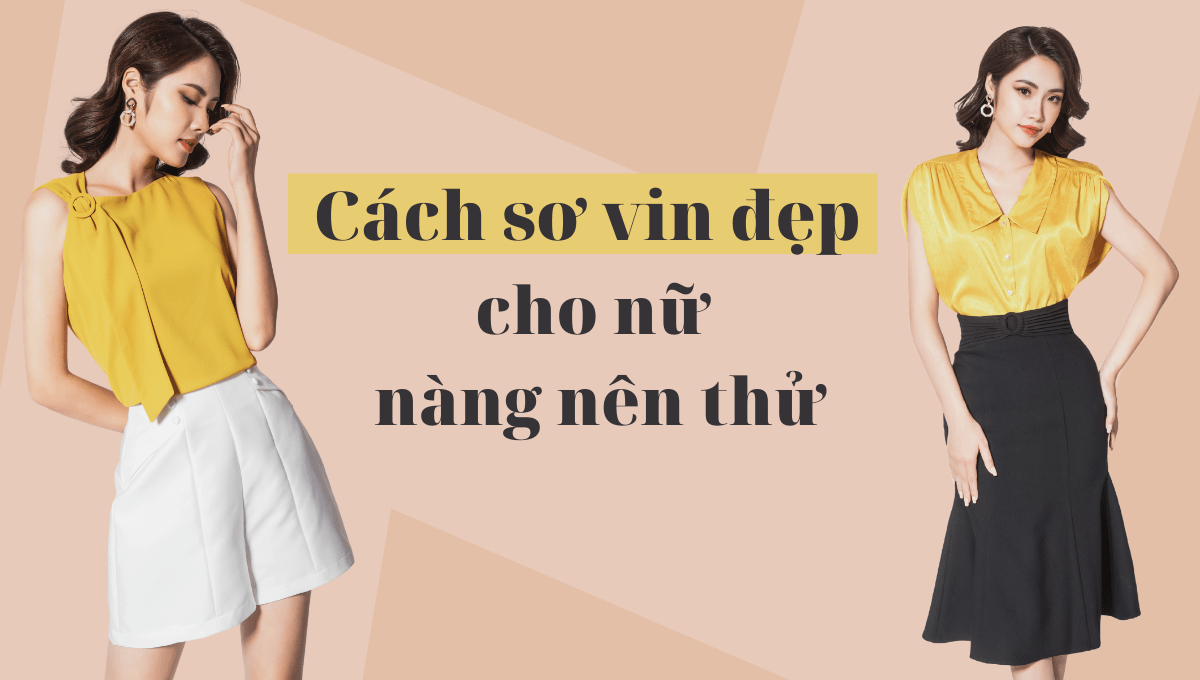 cách sơ vin áo sơ mi nữ đẹp