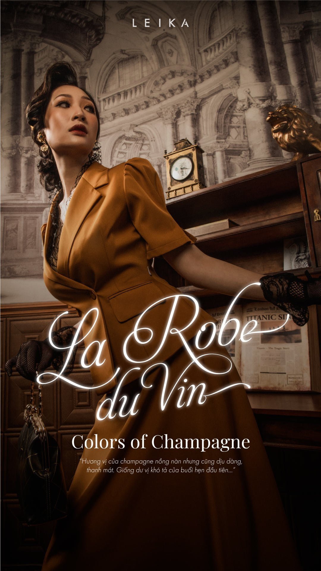 LA ROBE DU VIN | COLORS OF CHAMPAGNE - LEIKA NEW COLLECTION