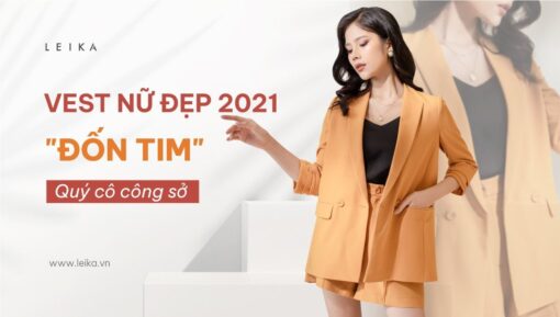 mẫu áo vest nữ đẹp 2021