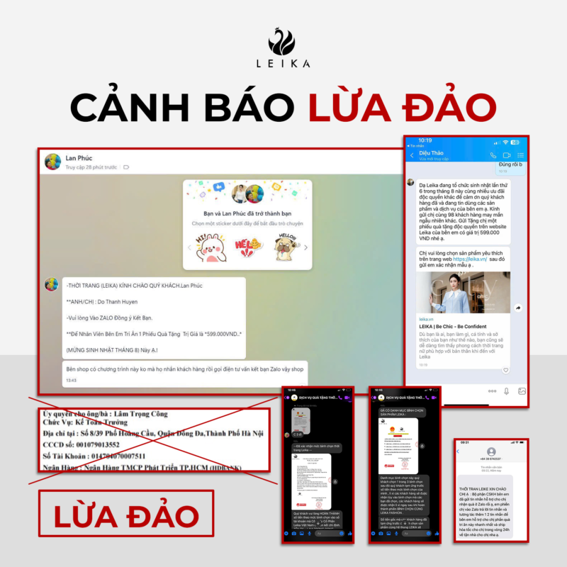 Cảnh báo lừa đảo