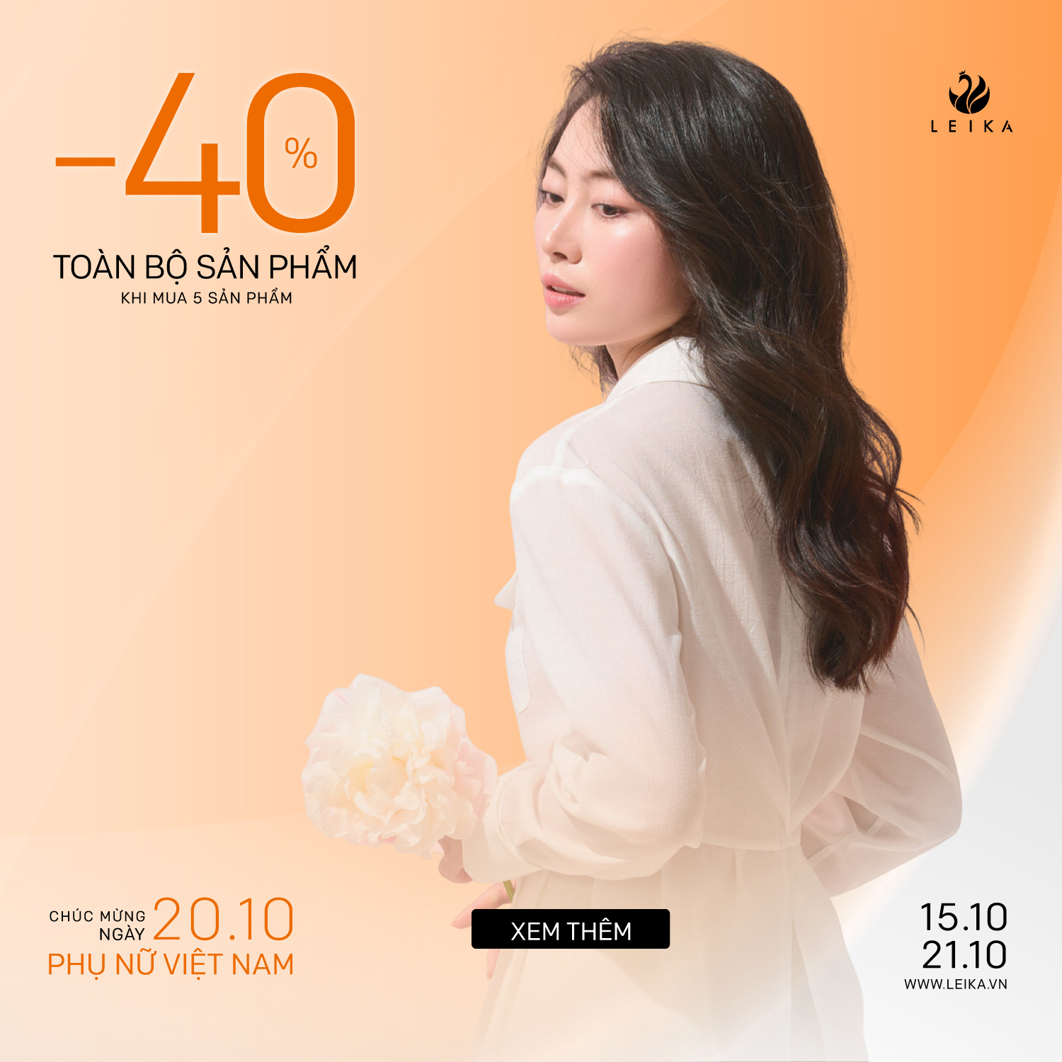LEIKA mừng ngày Phụ nữ Việt Nam 20/10
