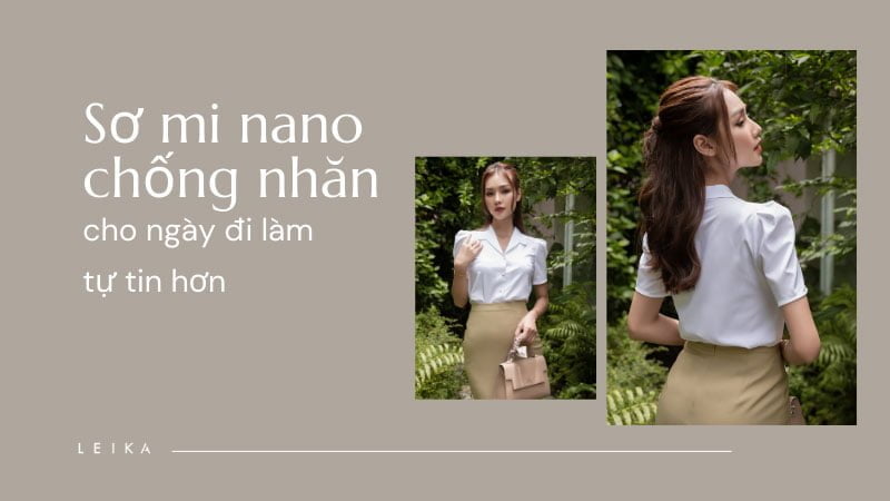 sơ mi nano chống nhăn
