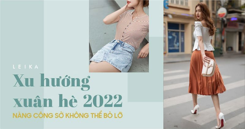 xu hướng xuân hè 2022