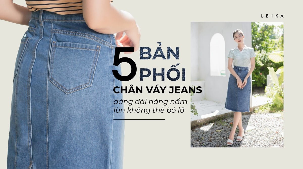 Chân váy jean dáng dài chữ A chân váy bò xoè kéo khoá phía sau theo phong  cách Hàn Quốc 2021 hàng ỏder Taobao  Lazadavn