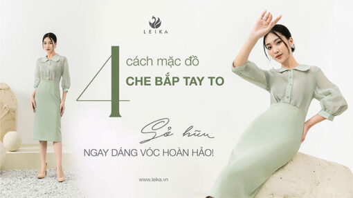 cách mặc đồ che bắp tay to