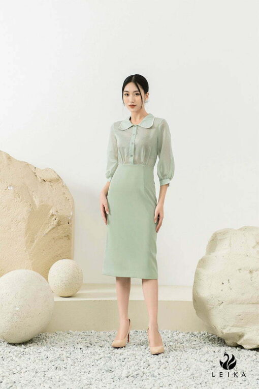 Top 9+ mẫu váy xòe liền thân đẹp, thời trang cao cấp 2024