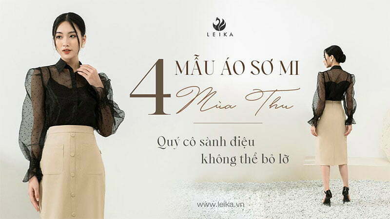 áo sơ mi nữ mùa thu