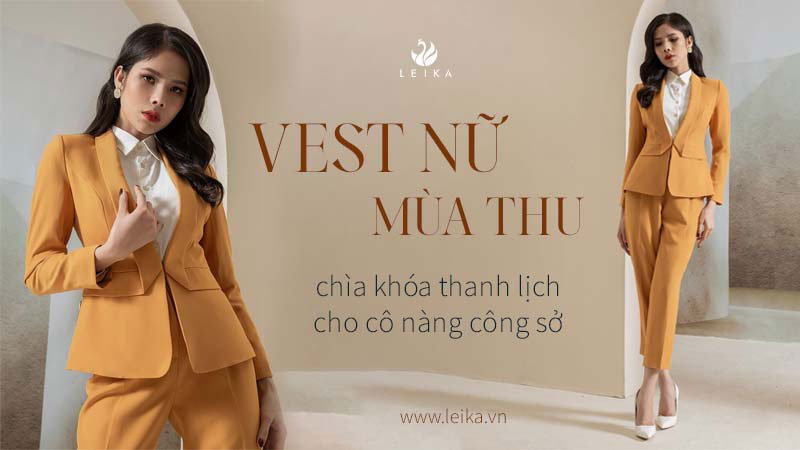 vest nữ mùa thu