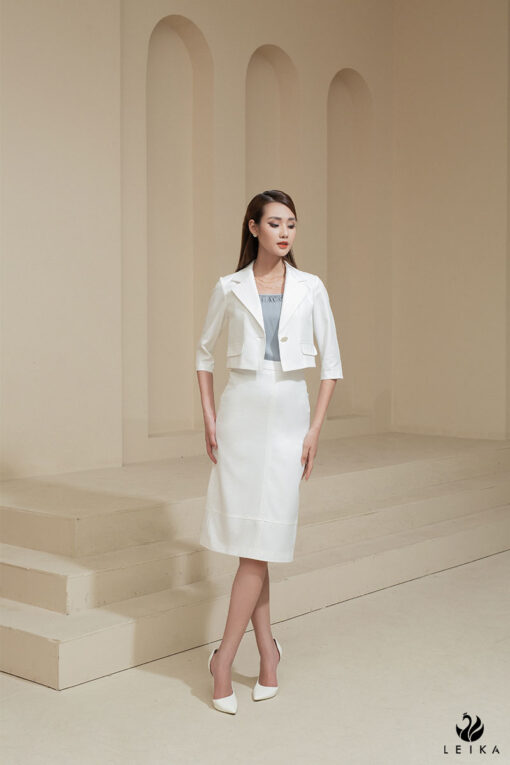 Set áo khoác vest lửng + váy body | Shopee Việt Nam