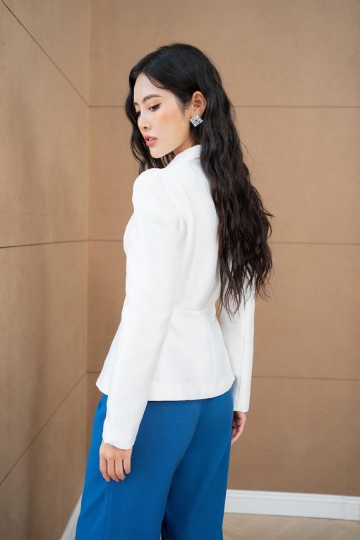 Áo vest DT tafta xếp ly