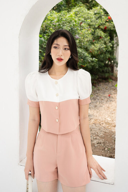 Quần soóc lơ vê phối