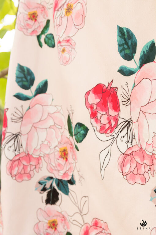 Chân váy A in họa tiết