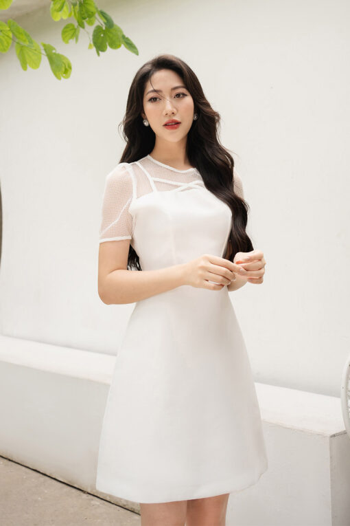 Đầm A phối lưới