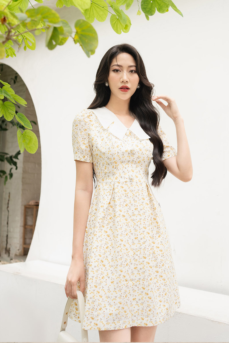 Set váy vintage hoa nhí mix áo phông công ty may đồng phục áo thun Apparels  Việt Nam | Mã: | Giá: 239.000₫