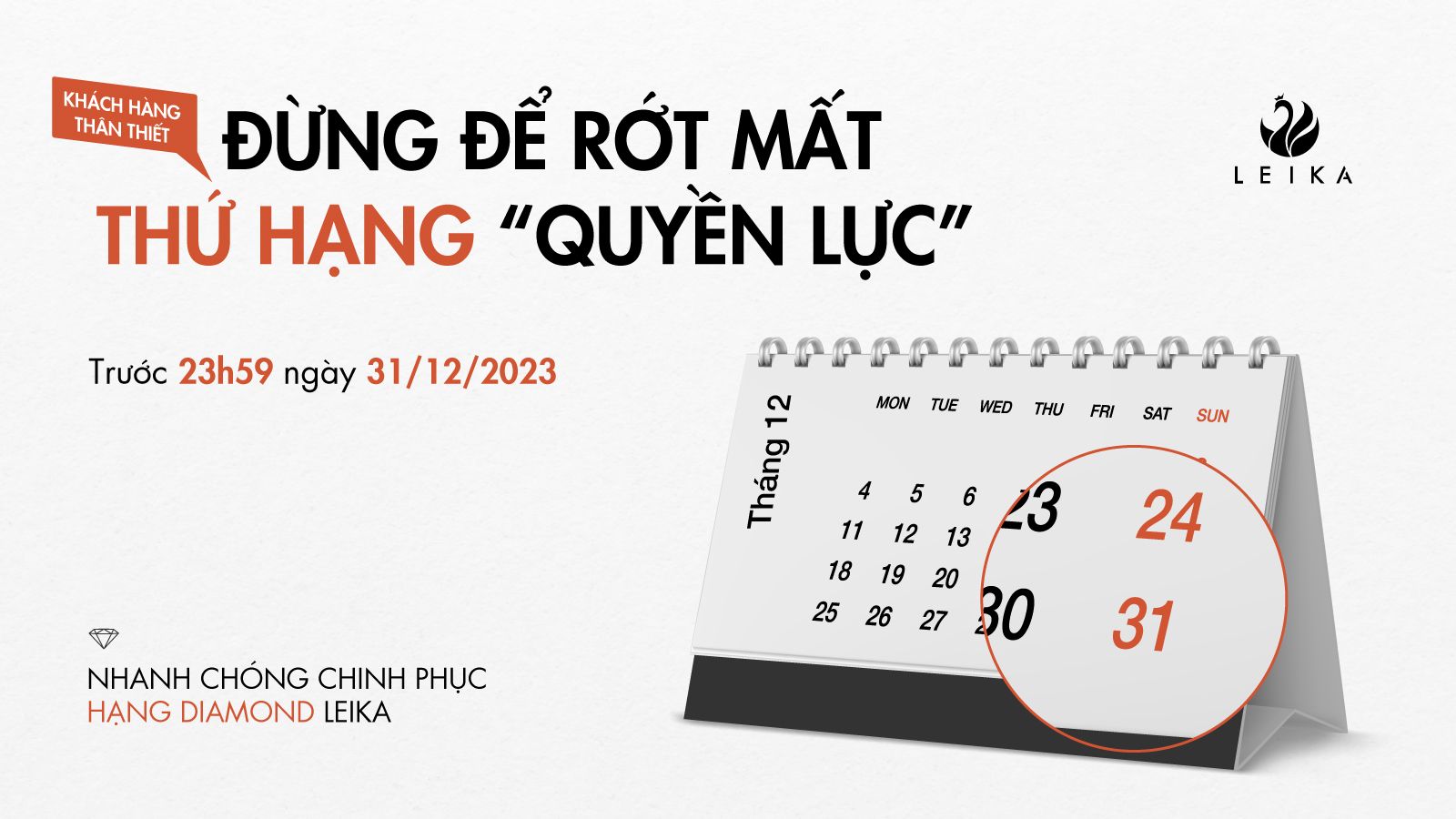 Đừng để rớt mất thứ hạng “quyền lực”, nhanh chóng chinh phục hạng Diamond tại LEIKA