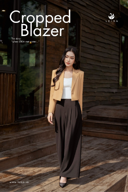 cropped blazer