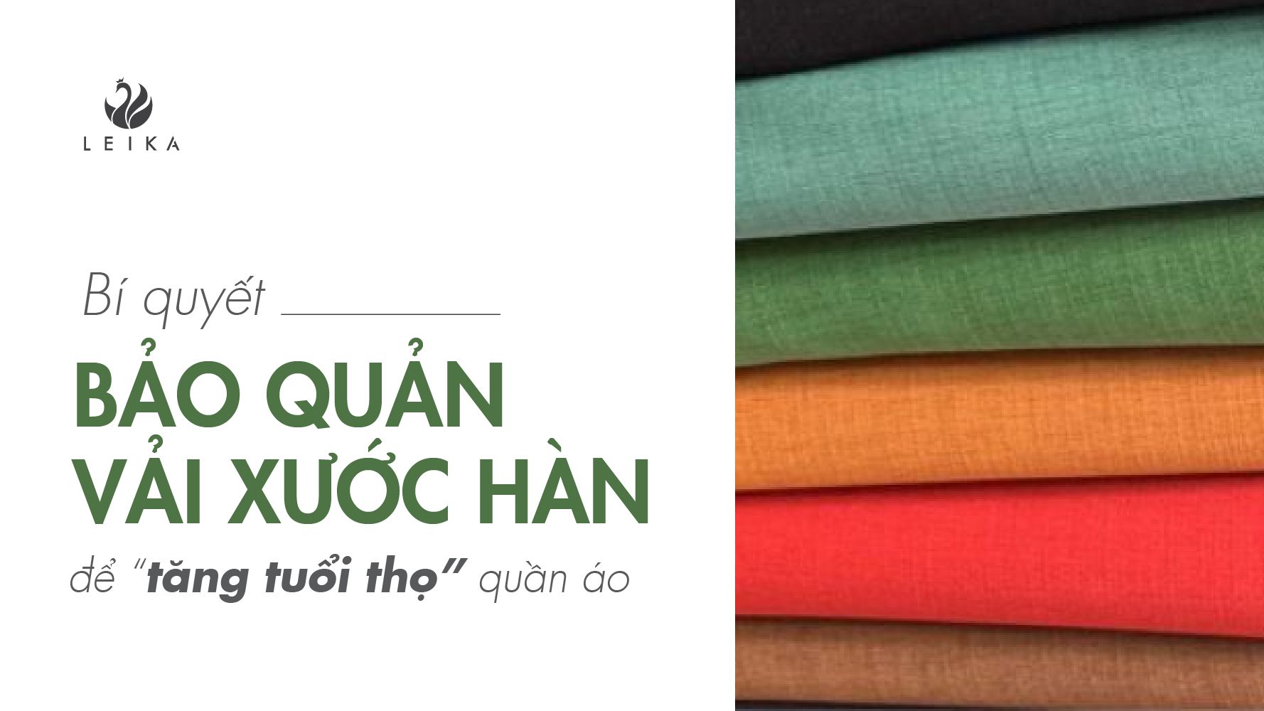 Bí quyết bảo quản vải xước hàn để "tăng tuổi thọ" quần áo