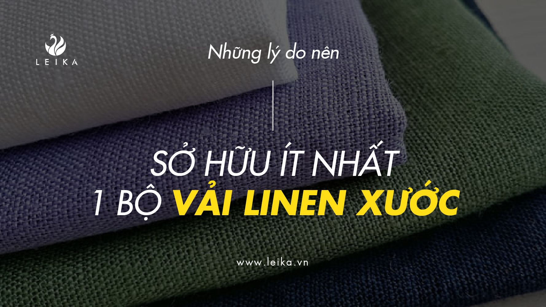 Những lý do nên sở hữu ít nhất 1 bộ đồ vải linen xước