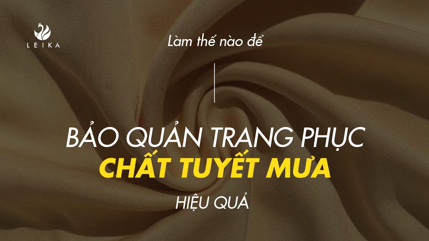 Bảo quản chất liệu tuyết mưa trong thời trang như thế nào để hiệu quả?