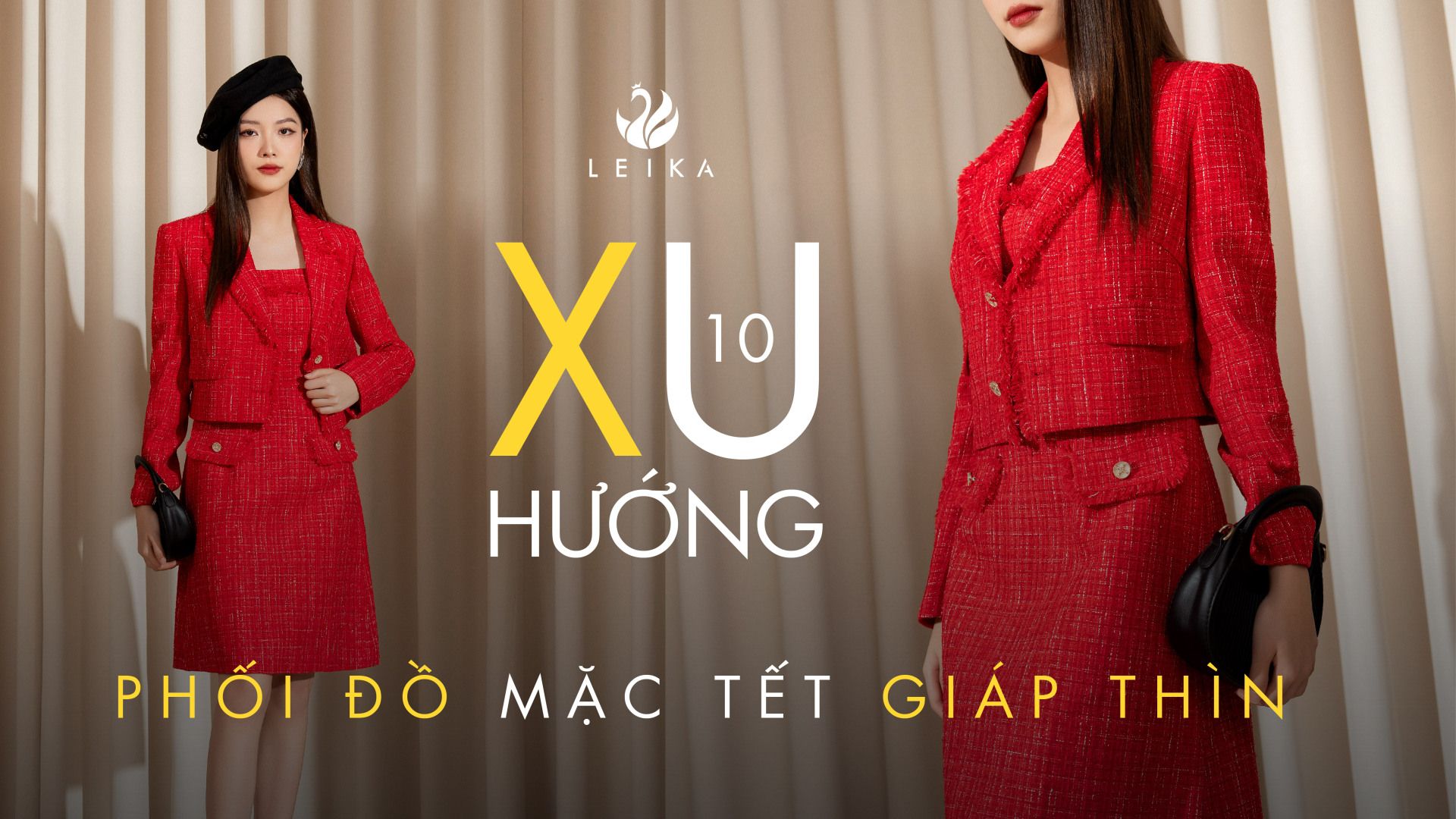 10 Xu hướng phối đồ mặc tết Giáp Thìn độc lạ, nổi bật