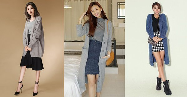 Học lỏm bí quyết phối đồ với cardigan từ các sao Hàn