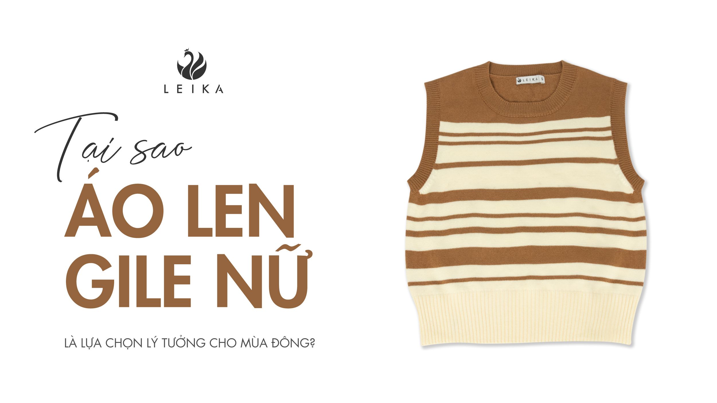 Tại sao áo len gile nữ là lựa chọn lý tưởng cho mùa đông?