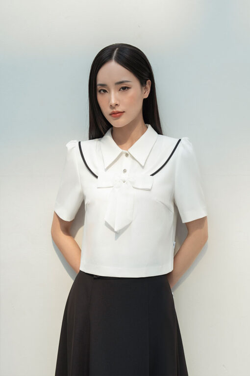 Áo kiểu croptop CT can bong ngực