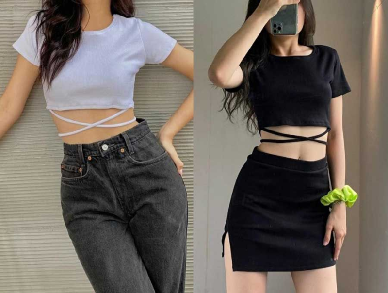 Bí quyết phối đồ "chất như nước cất" với áo croptop kiểu