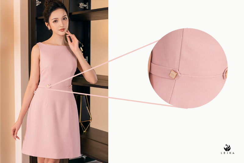Đầm A SN đính cá sườn