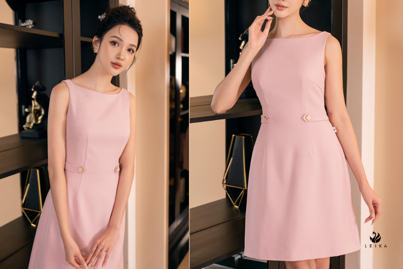 Đầm A SN đính cá sườn