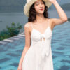 Jumpsuit 2 dây thắt nơ ngực